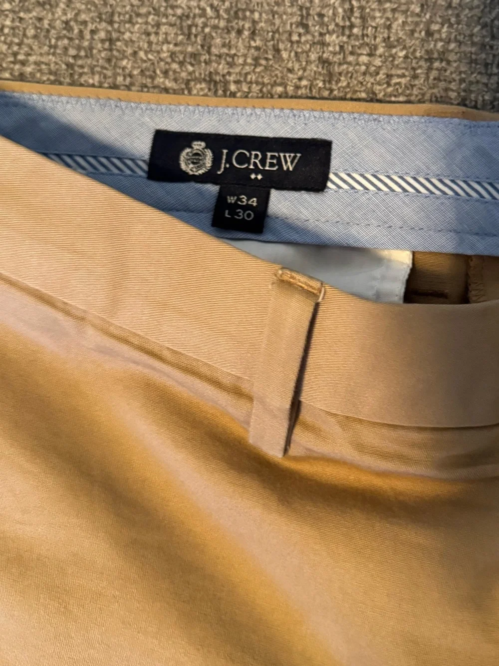 J. Crew Men's Khaki in Tan